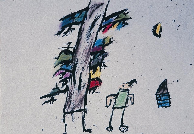 板垣 泰弘（石沢保育園５才児）
「モチモチの木」