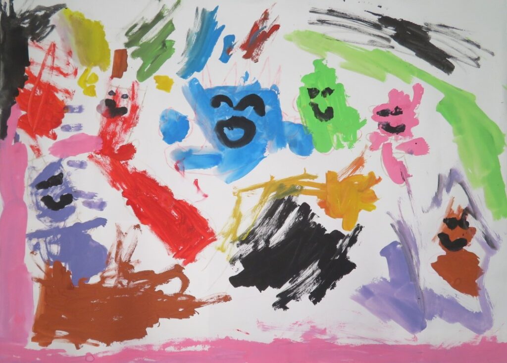 中田 紺粋（つばめの森保育園年中）「おばけとかくれんぼ」