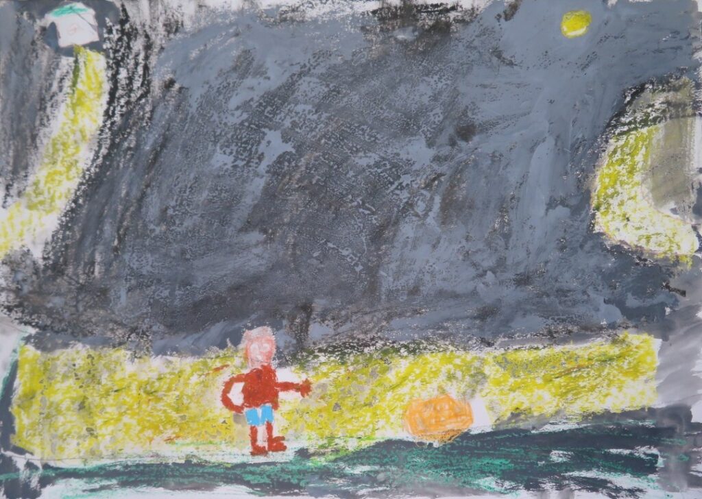 小杉 凪生（新山小学校２年）「はしれ！カボチャ」