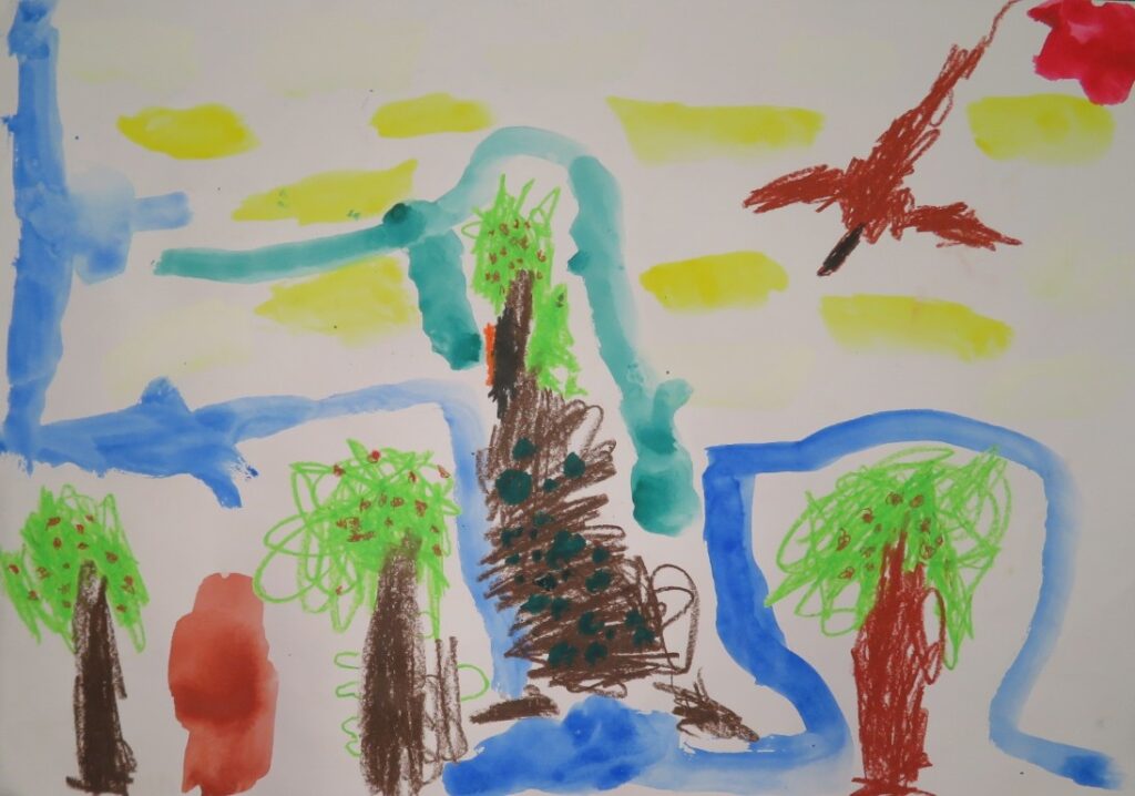 荒関 彩斗（船越こども園年長）「やさしさとおもいやり」