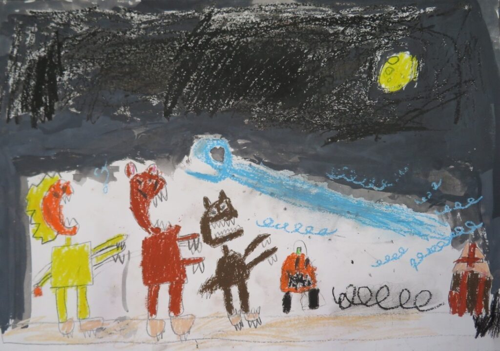 宮本 伊織（新山小学校２年）「はしれ！カボチャ」