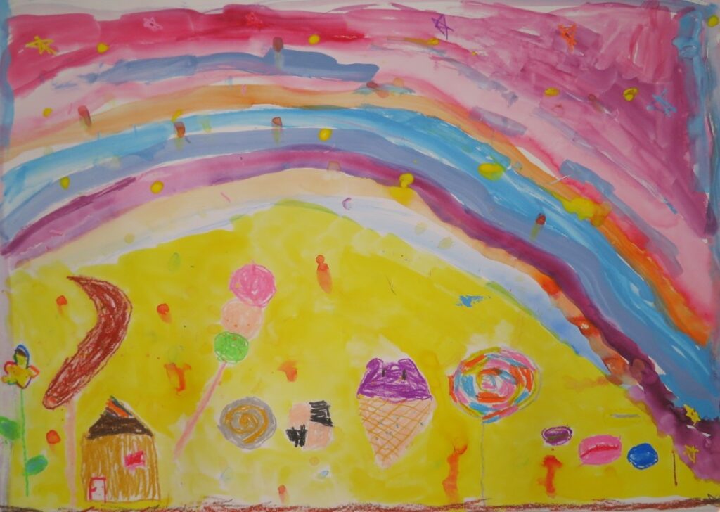 関根 優亜（船越こども園年長）「おかしのずかん」