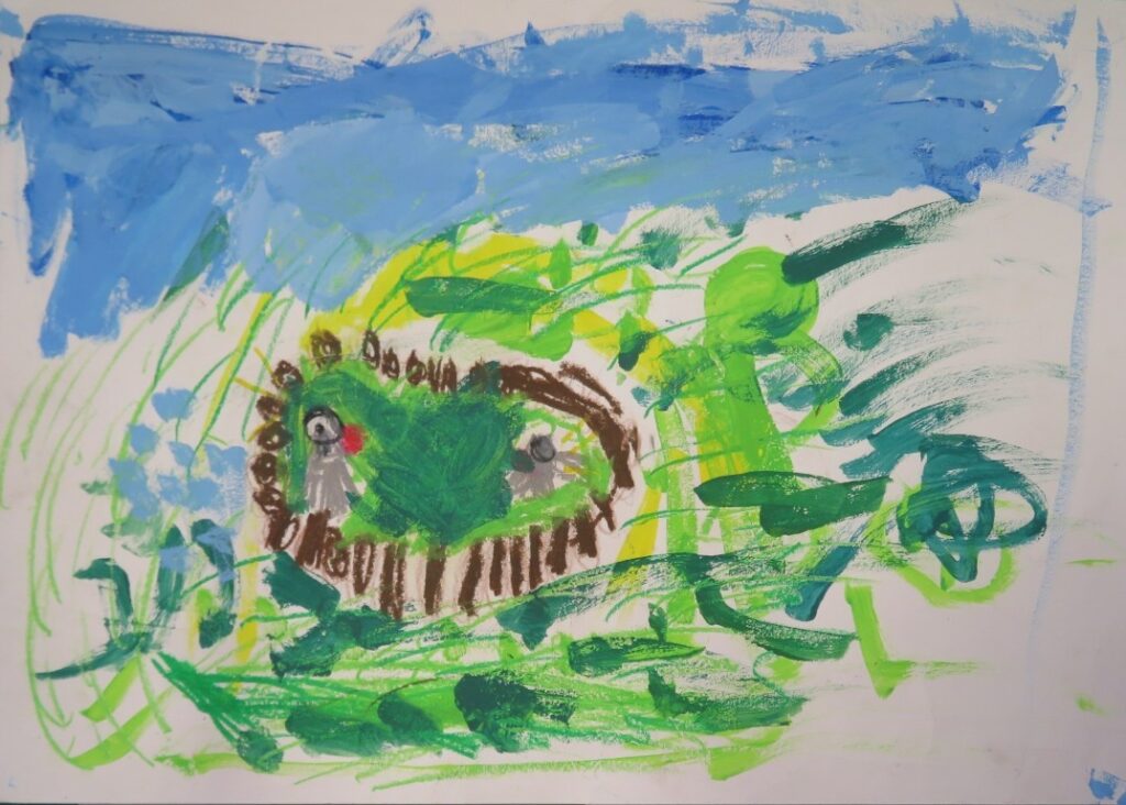 前山 丈太郎（新山小学校１年）「ねずみのすもう」