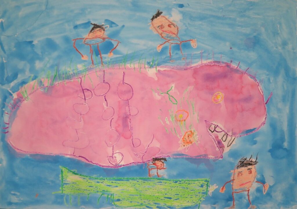 佐々木 凰世（船越こども園年中）「おおきなおおきなおいも」