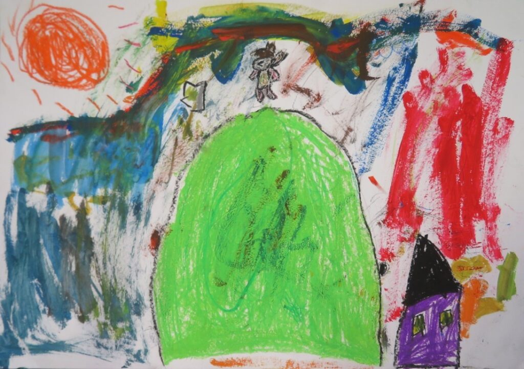 工藤 涼月（新山小学校１年）「くまのこうちょうせんせい」