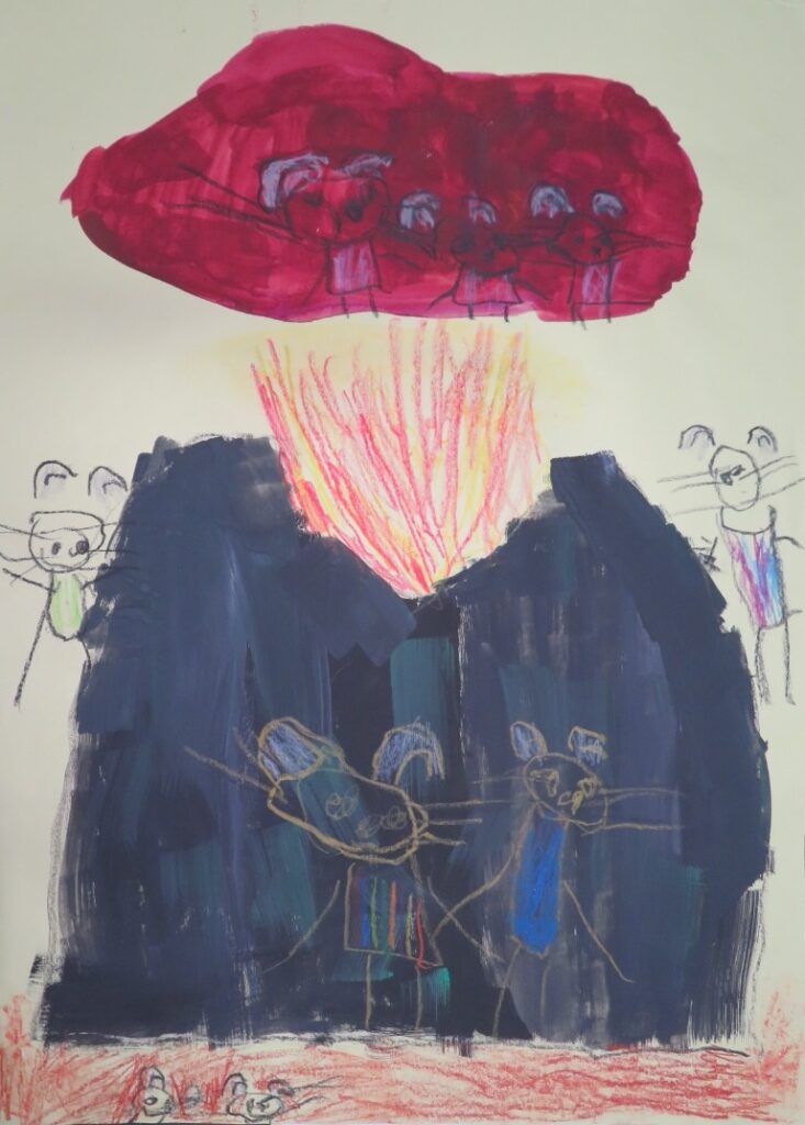 佐藤 楓（石脇西保育園年中）「いもほりバス」