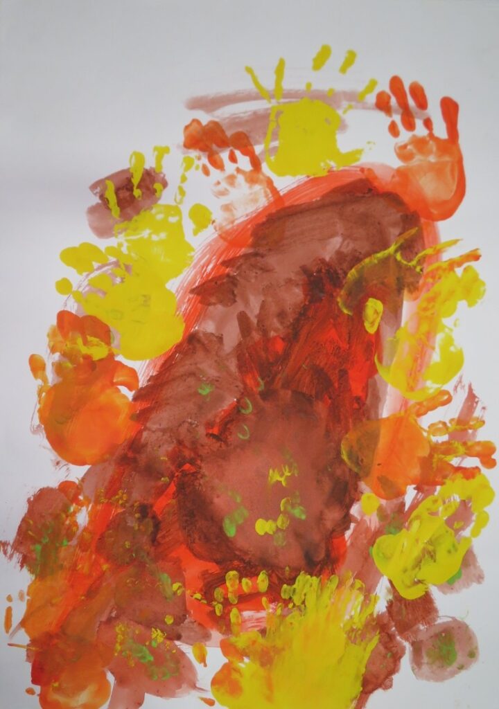 吉野 萩佳（石脇東保育園年少）「ひまわり」