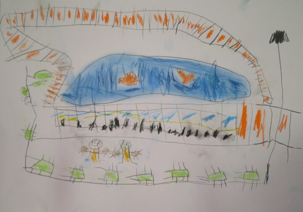 田中 琉暉（ひかり保育園年中）「せんろはつづく」