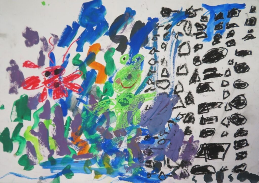 齋藤 秀虎（尾崎小学校２年）「おたまじゃくしの１０１ちゃん」