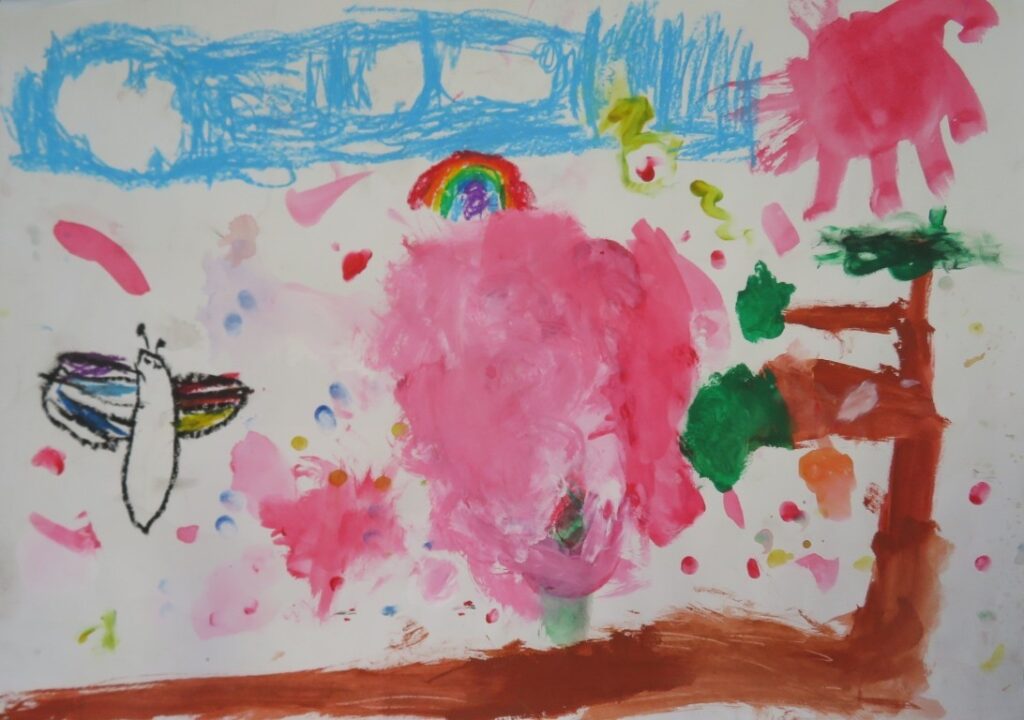 神坂 大雅（尾崎小学校１年）「はらぺこあおむし」