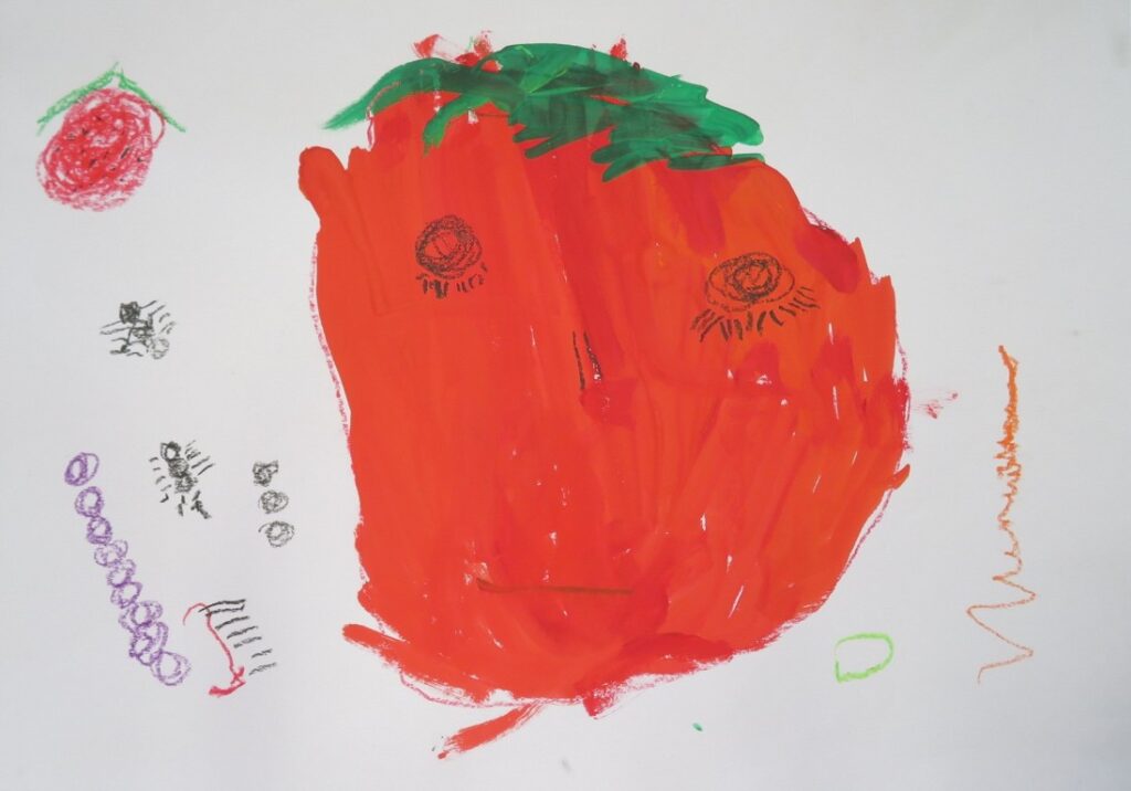 板垣 杜彩（本荘保育園年少）「トマトさん」