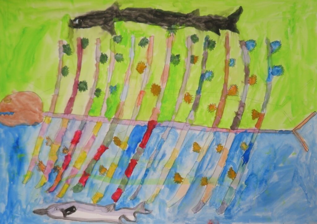 伊原 優喜（子吉小学校３年）「クジラがしんだら」