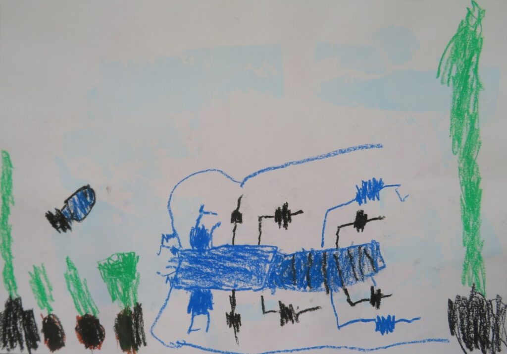 菊池 泰成（風の子保育園年長）「スイミー」