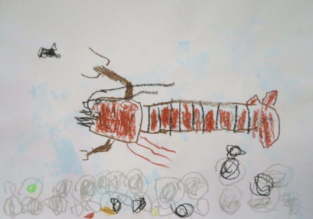 佐藤 聡真（風の子保育園年長）「スイミー」