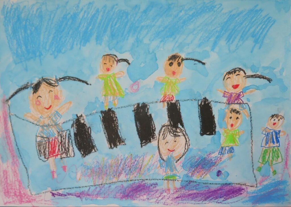 渡辺 紗月（子吉小学校１年）「きょだいなきょだいな」