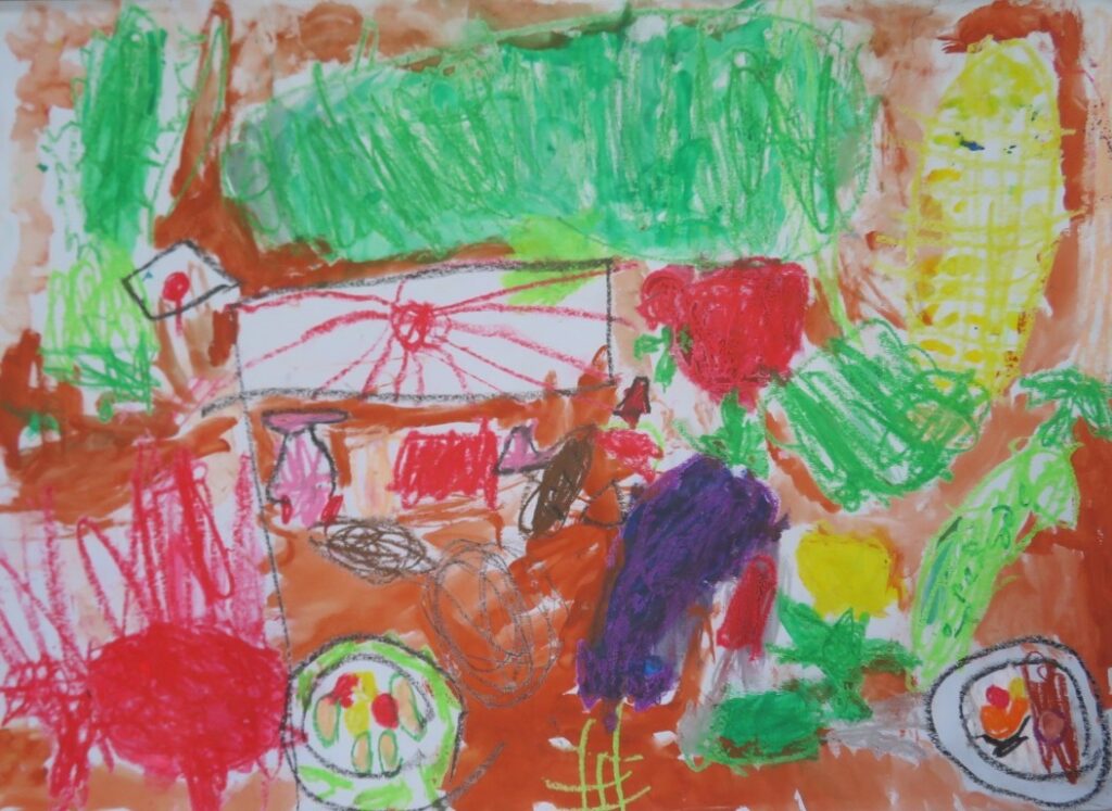 佐藤 廣守（矢島小学校２年）「なつやさいのなつやすみ」