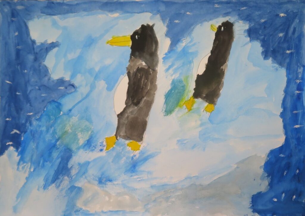 佐藤 真斗（西目小学校３年）「できるかな？　あたまからつまさきまで」