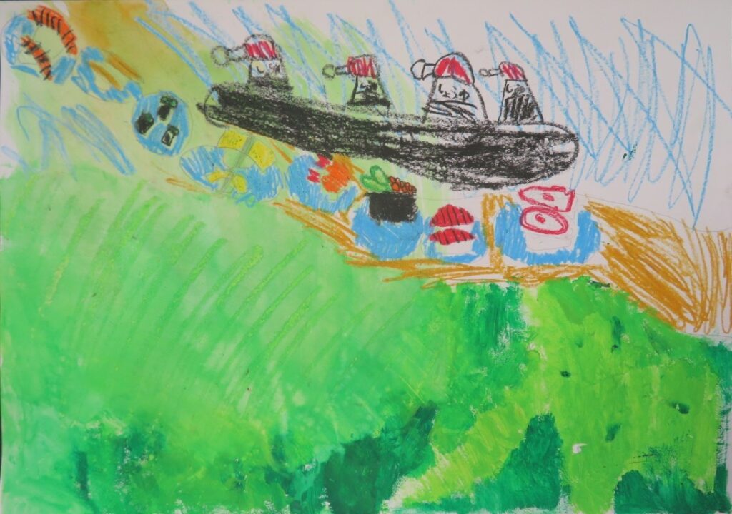 釜台 珠綺（西目小学校２年）「おすしのせかいりょこう」