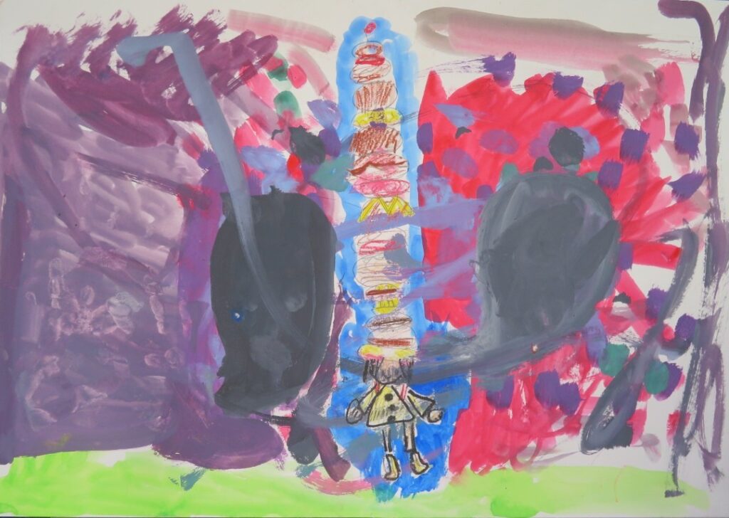 齋藤 桔衣（西目小学校１年）「ミリーのすてきなぼうし」