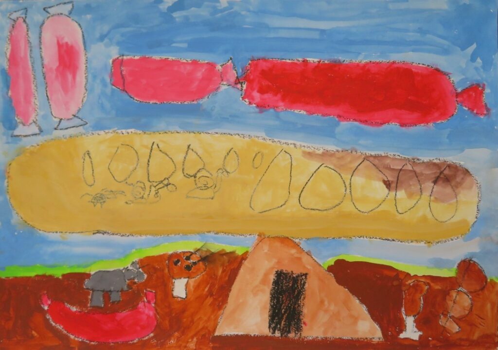 大場 理雄（鳥海小学校１年）「へんてこパンやさん」