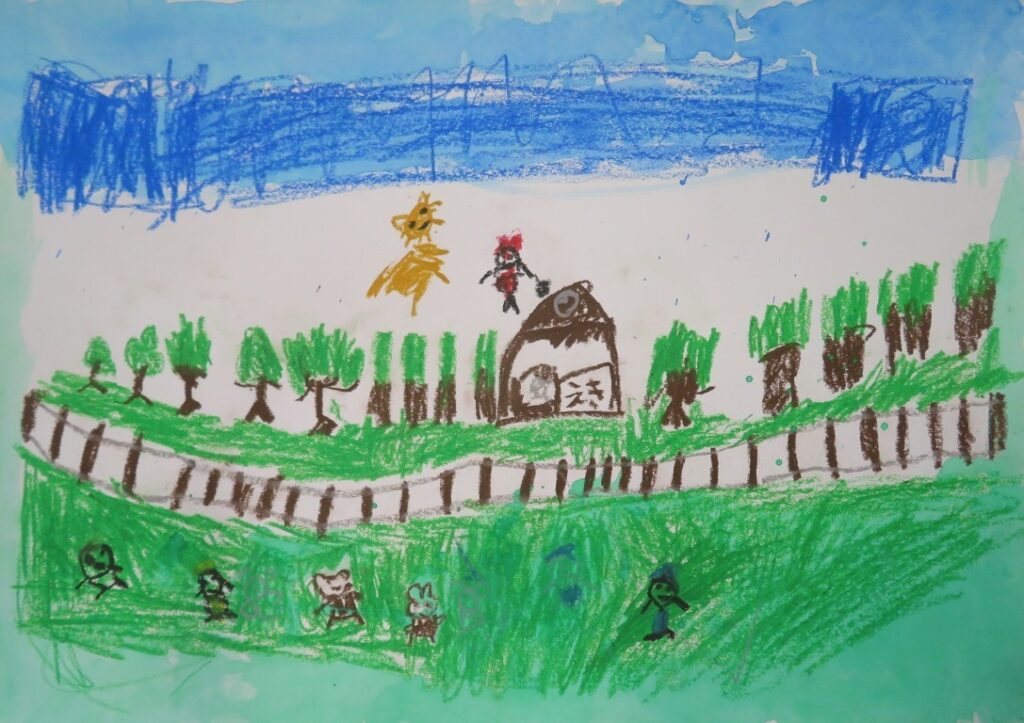 柴田 明輝（平沢小学校１年）「せんろはつづく」