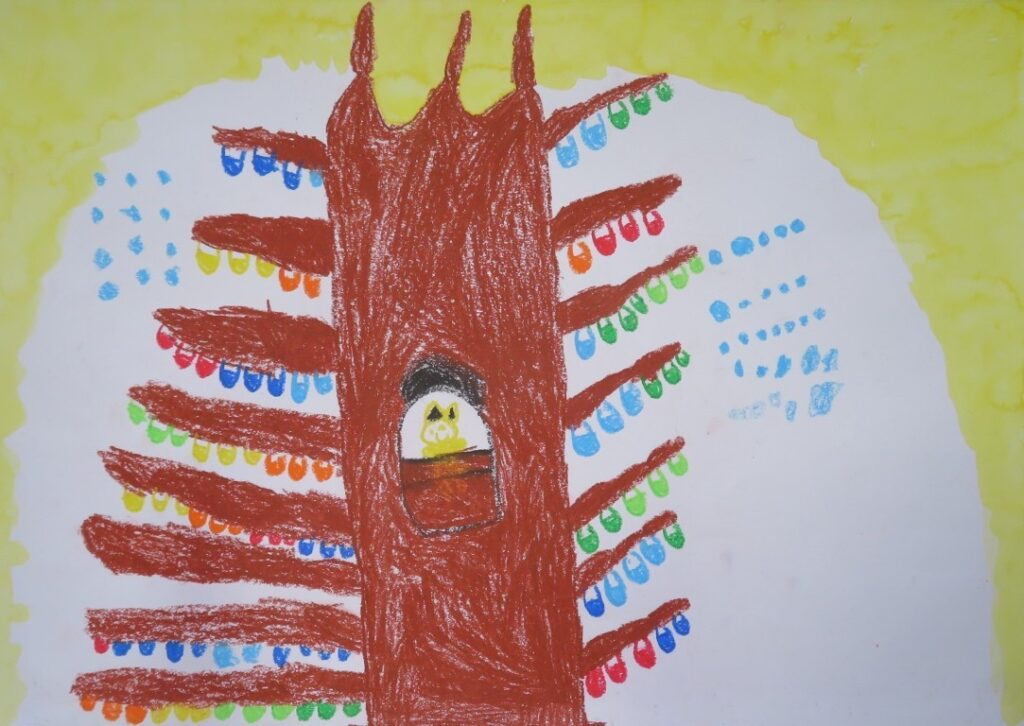 渡邊 偉琉（平沢小学校１年）「ポカポカホテル」