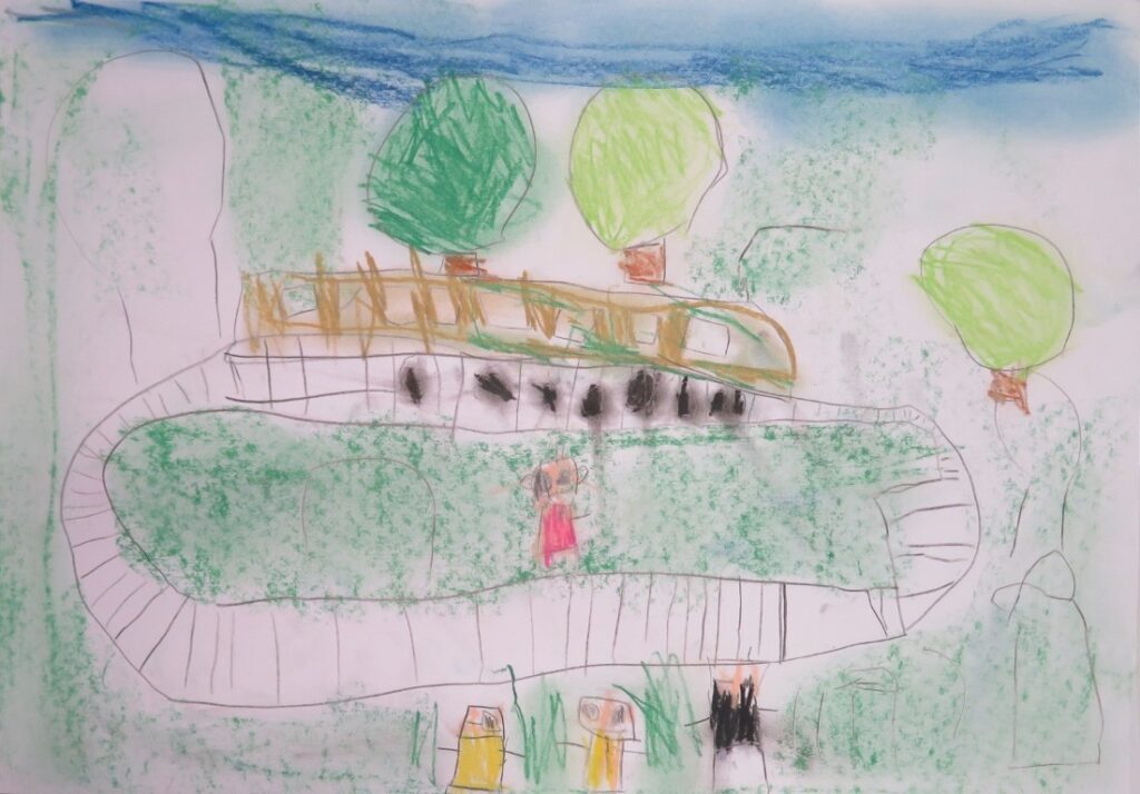 三舩 迅肴斗（ひかり保育園年中）「せんろはつづく」