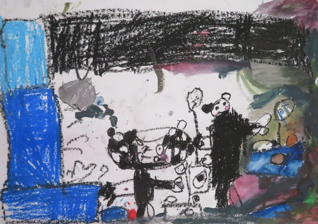 藤田 虹輝（岩城小学校１年）「パンダ銭湯」