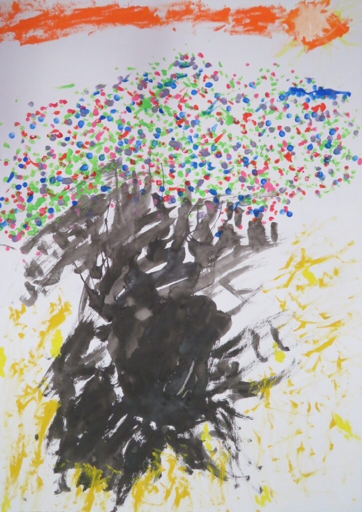 小松 茉白（東由利小学校２年）「おおきなきがほしい」