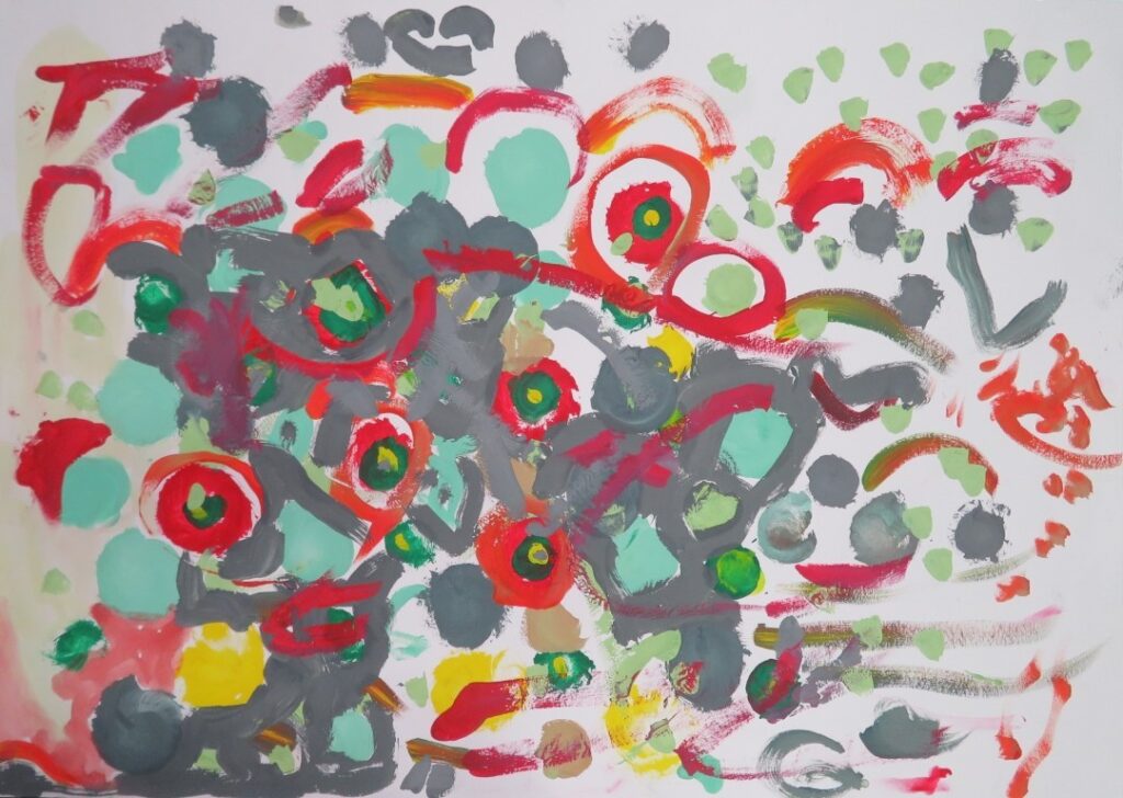 山本 結花（尾崎小学校１年）「はらぺこあおむし」