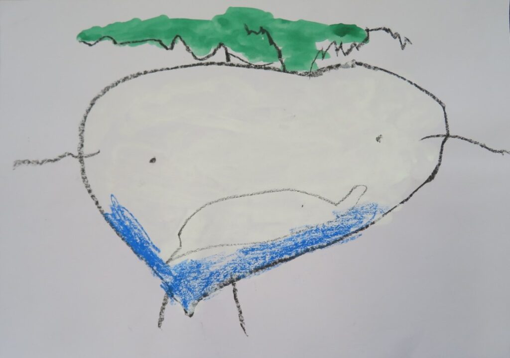 髙橋 千尋（風の子保育園年中）「にんじんごぼうだいこん」