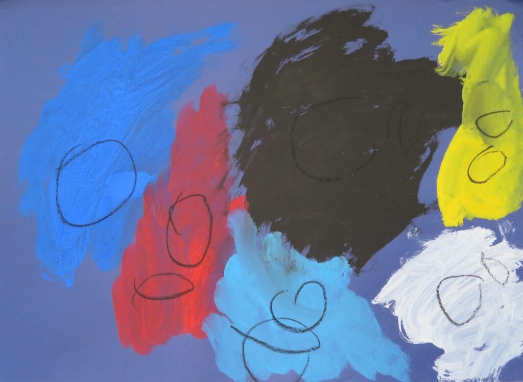 佐藤 慎（風の子保育園年少）「なつやすみおばけ」