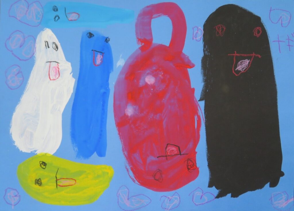 遠藤 凪紗（風の子保育園年少）「なつやすみおばけ」