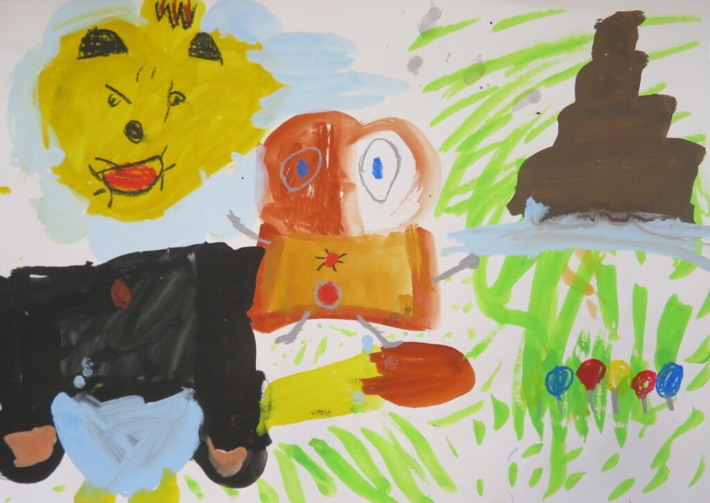 佐藤 旺心（中央こども園年長）「パンどろぼうとスイーツおうじ」