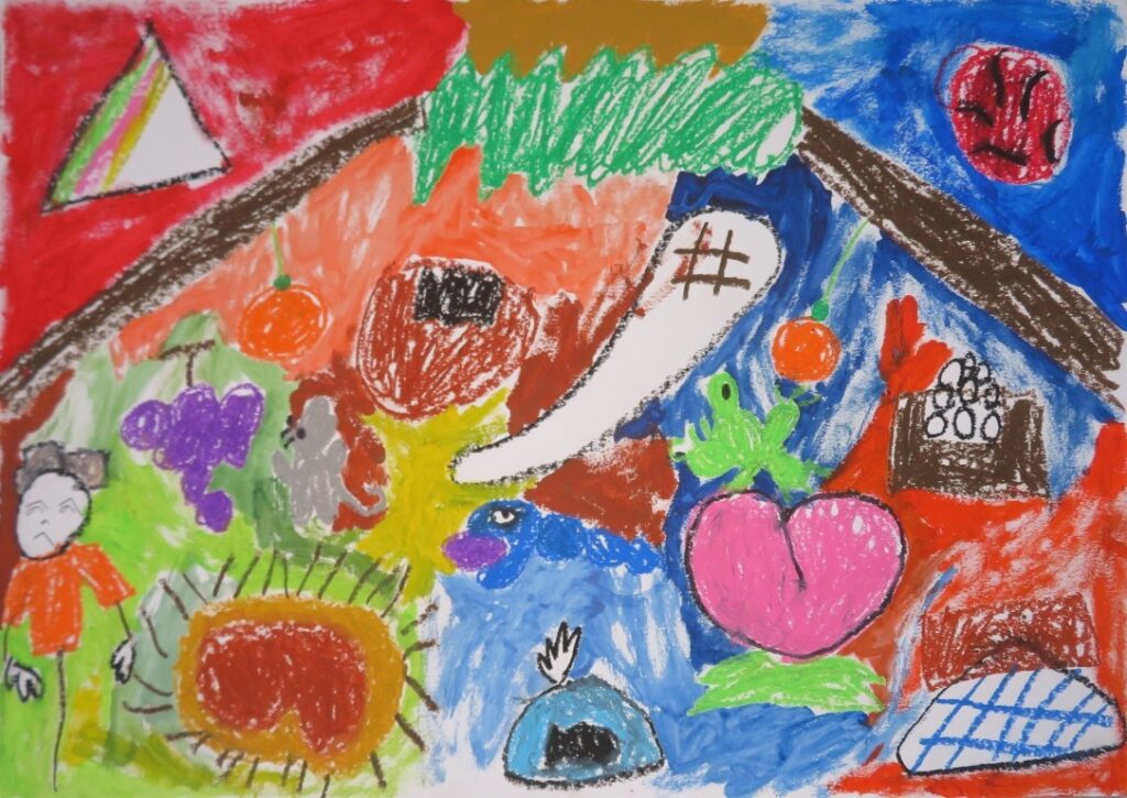 渡辺 律（新山小学校２年）「ぱくっ」