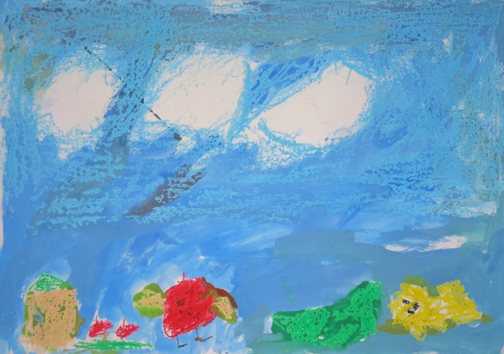 伊藤 鳳迦（新山小学校２年）「はしれ！カボチャ」