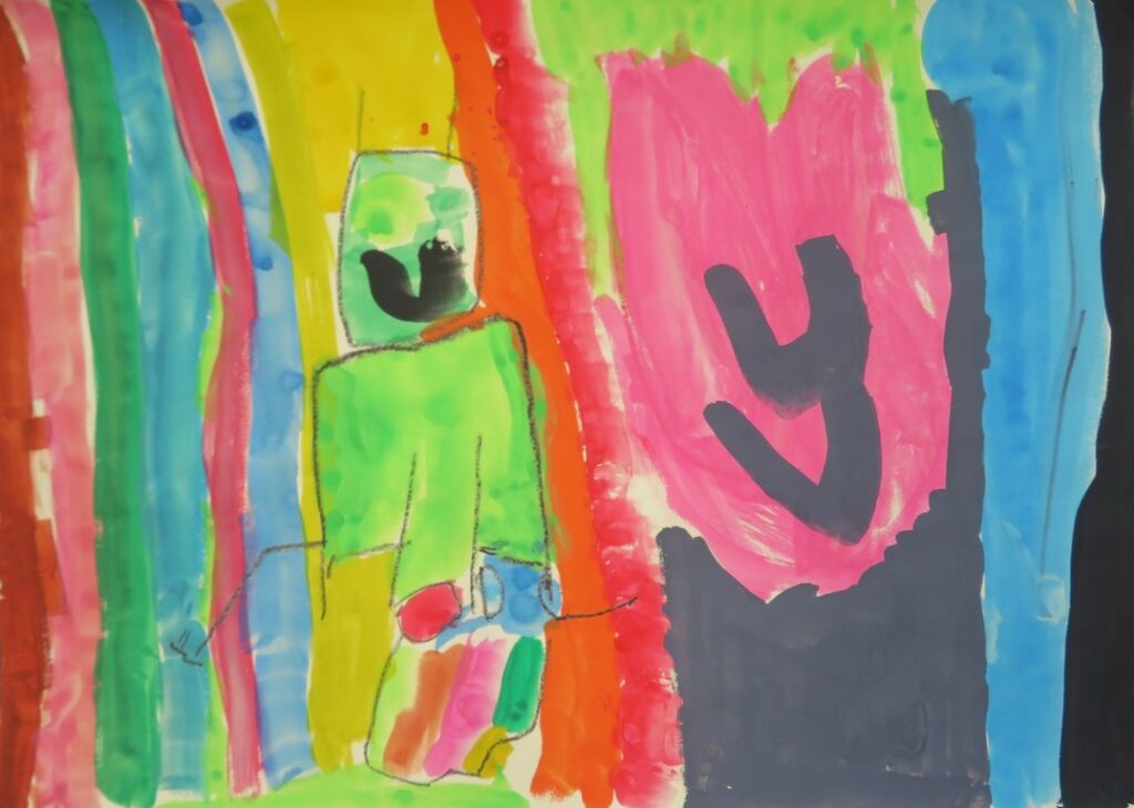 佐藤 静紅（小友保育園年中）「むしのチロリンコンサート」