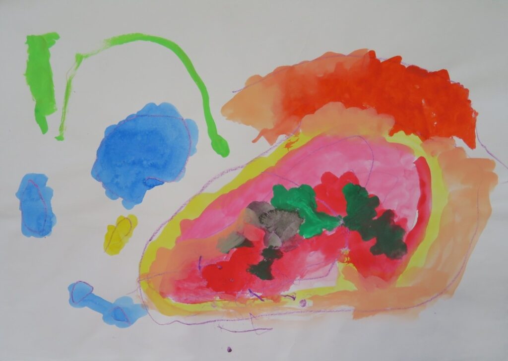 藤原 惺明（小友保育園年少）「ルンバさんのたまご」