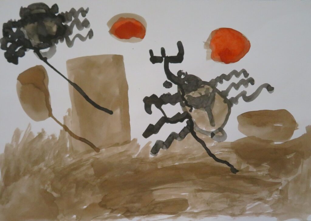 吉尾 颯（内越保育園年長）「かぶとむし」