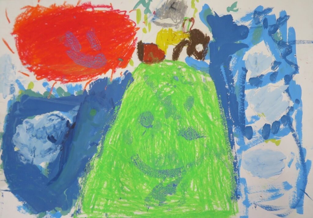 尾根澤 宗佑（新山小学校１年）「くまのこうちょうせんせい」