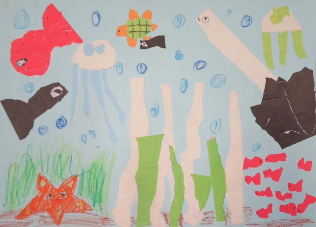 工藤 菜穂子（尾崎小学校１年）「スイミー」