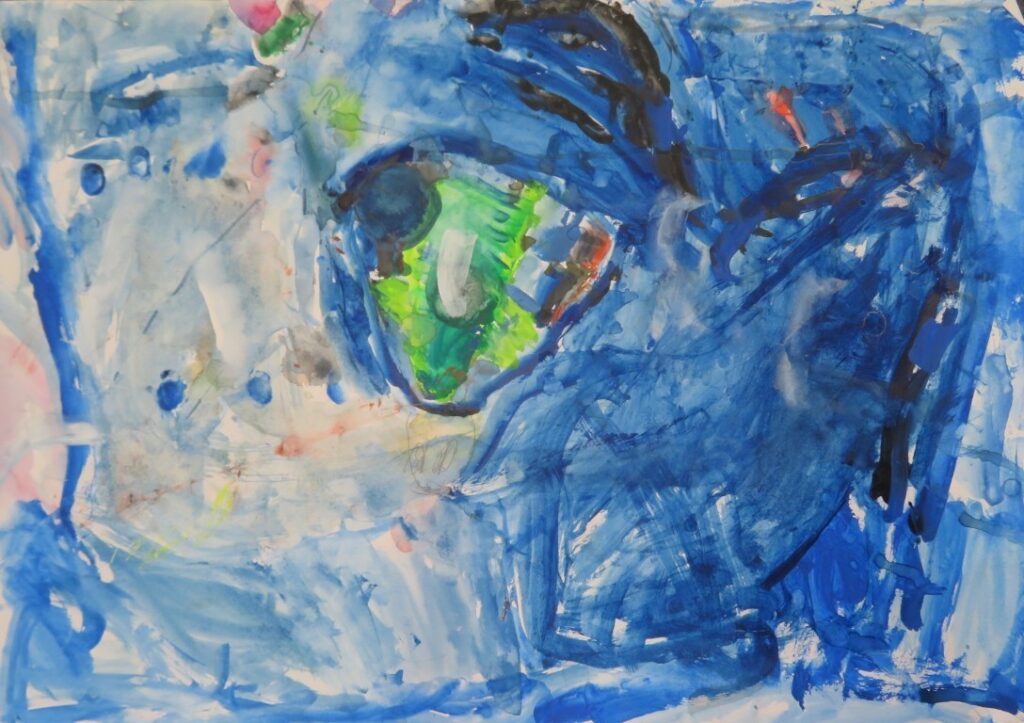 山田 健人（尾崎小学校１年）「にじいろのさかな」