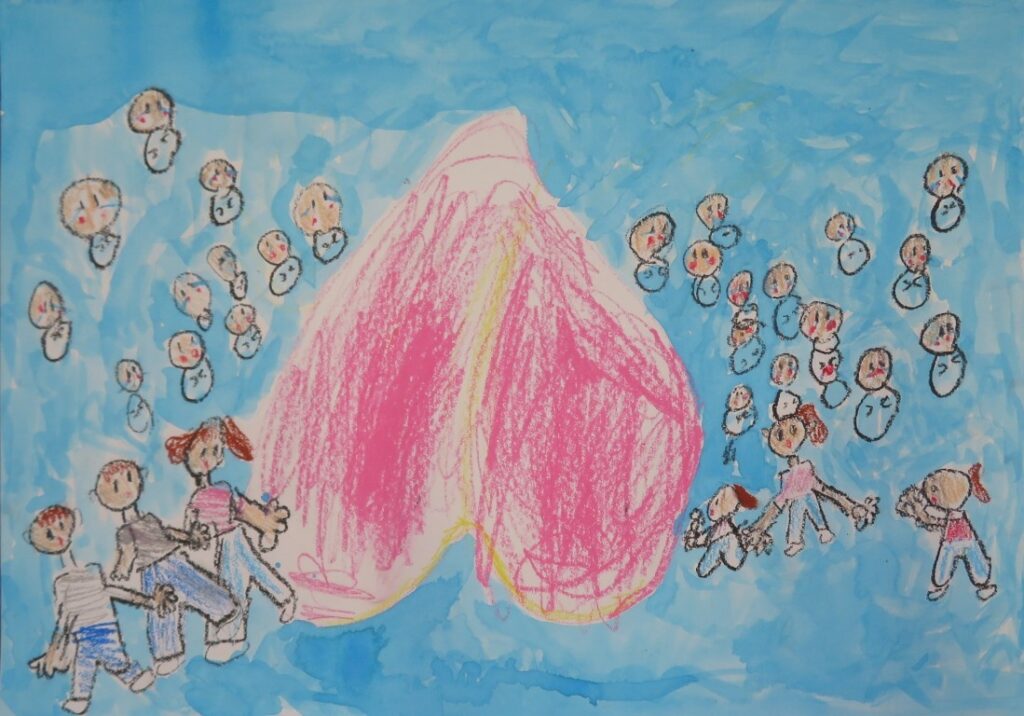 鈴木 陽茉莉（子吉小学校１年）「きょだいなきょだいな」