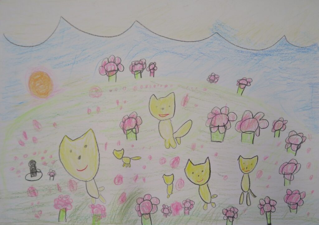 長谷川 由樹（由利小学校１年）「チロヌップのきつね」