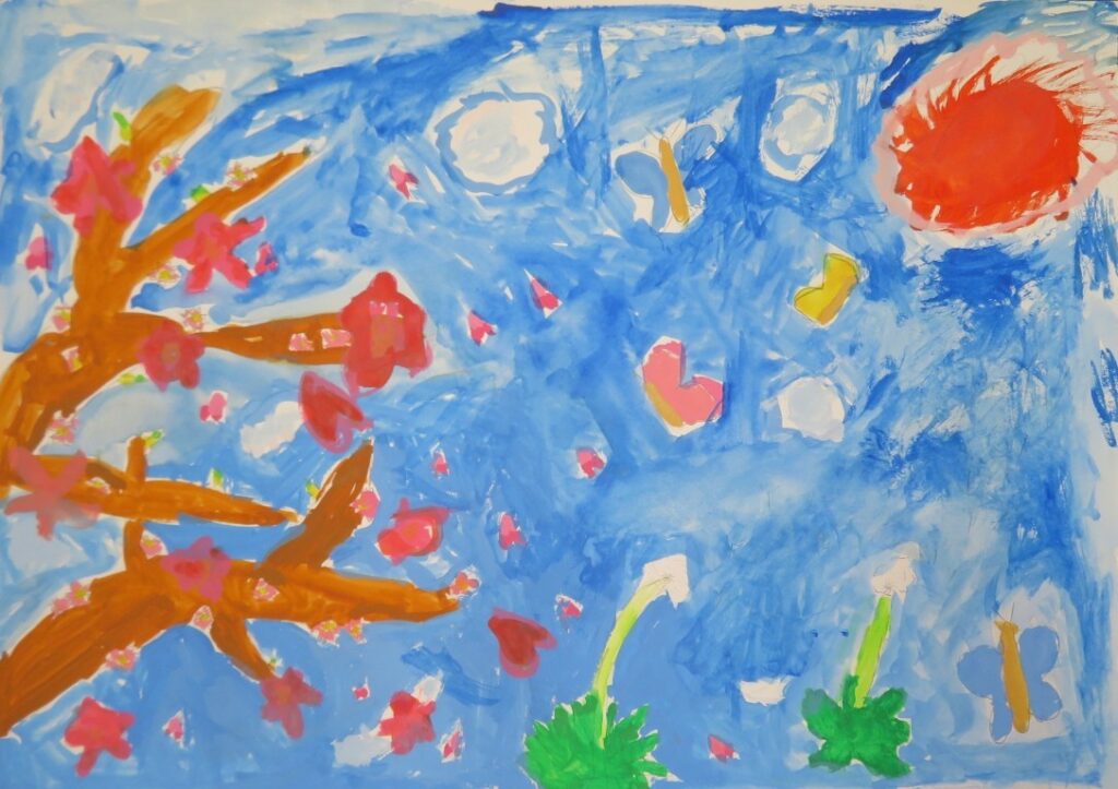 髙橋 楓（岩谷小学校２年）「じゅんばんじゅんばんじゅんばんですよ」