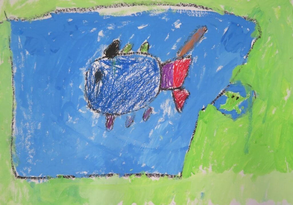 兼松 晴太（大内小学校２年）「さかなはさかな」