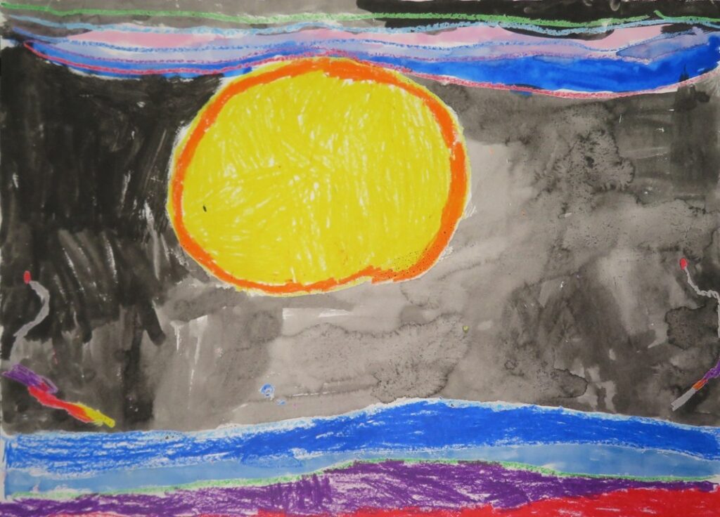 渋谷 徠空（西目小学校１年）「よるよ」