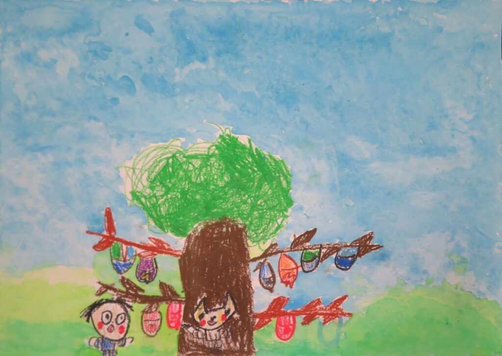 中條 怜奈（平沢小学校１年）「ポカポカホテル」