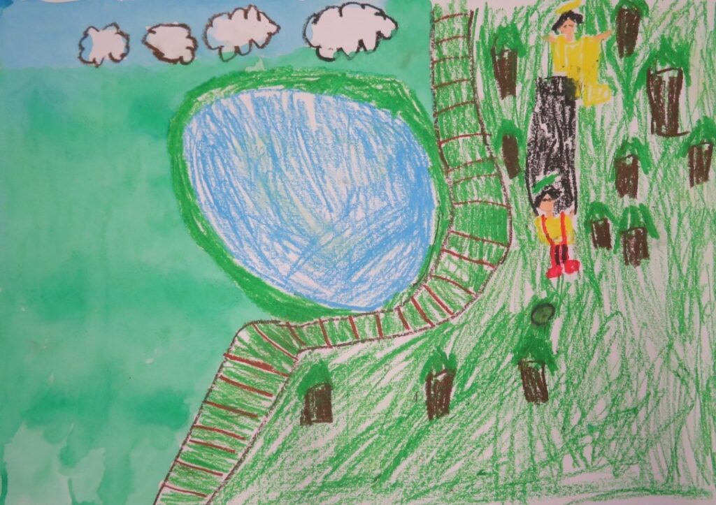 真木 湊大（平沢小学校１年）「せんろはつづく」