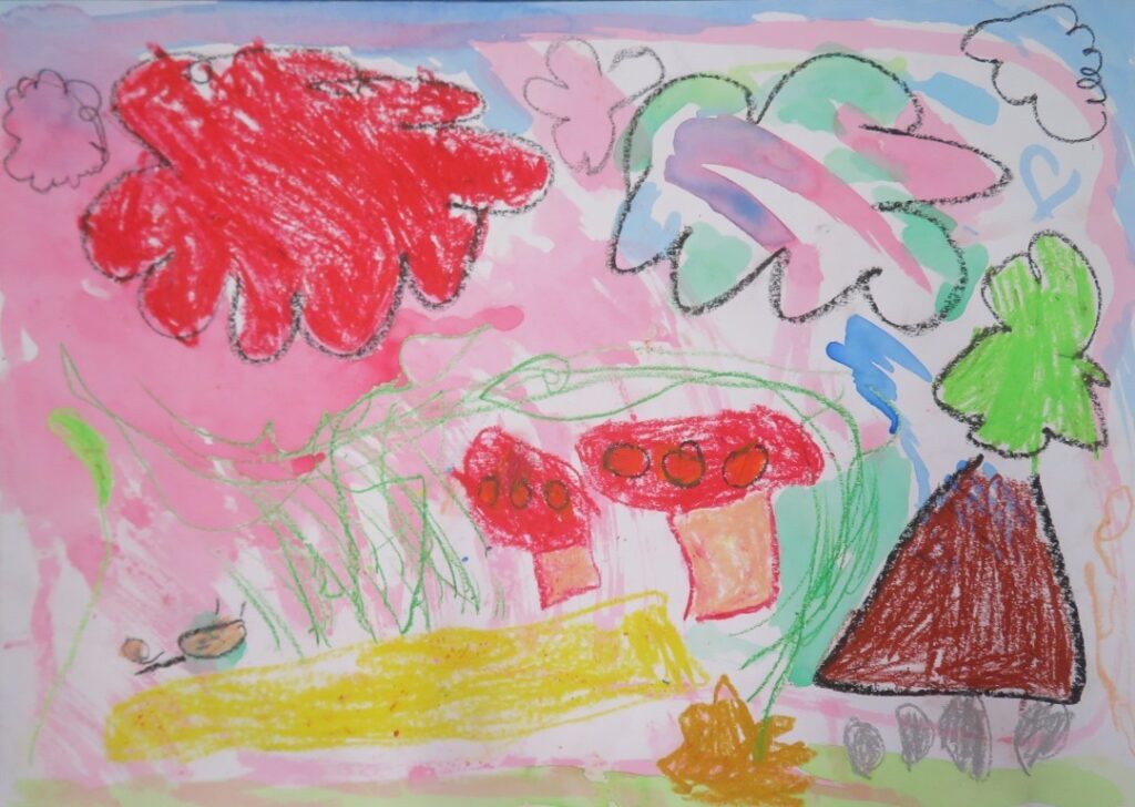 髙橋 景依（平沢小学校１年）「せかいいちおおきなうち」